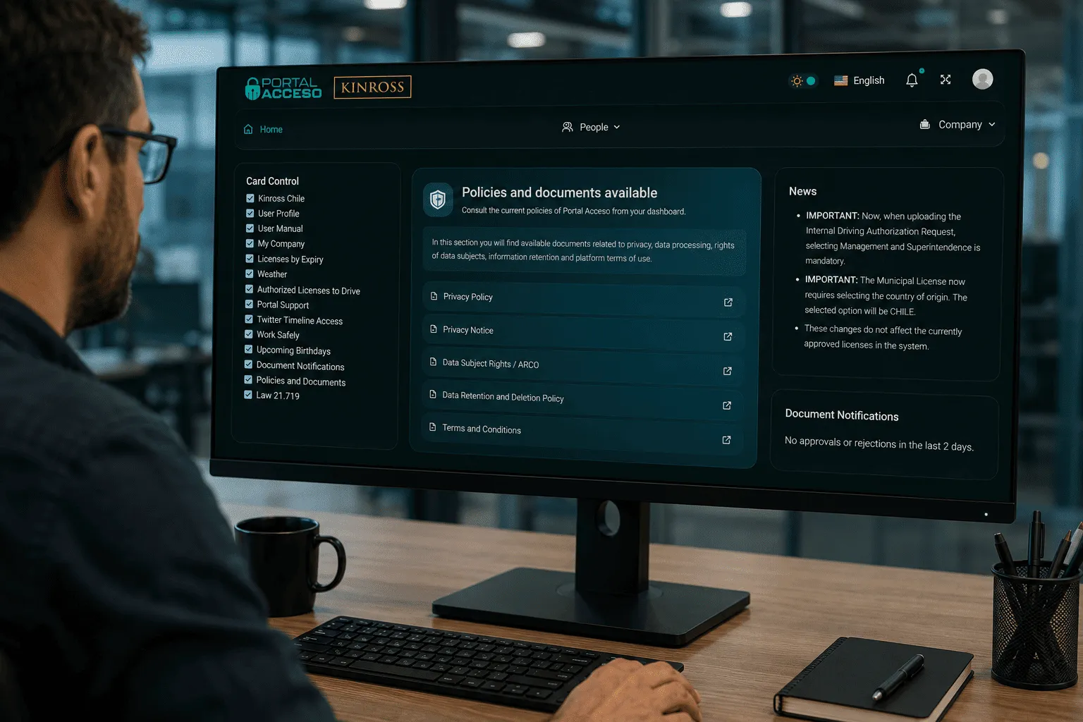 Distintas formas de uso de la plataforma Portal Acceso